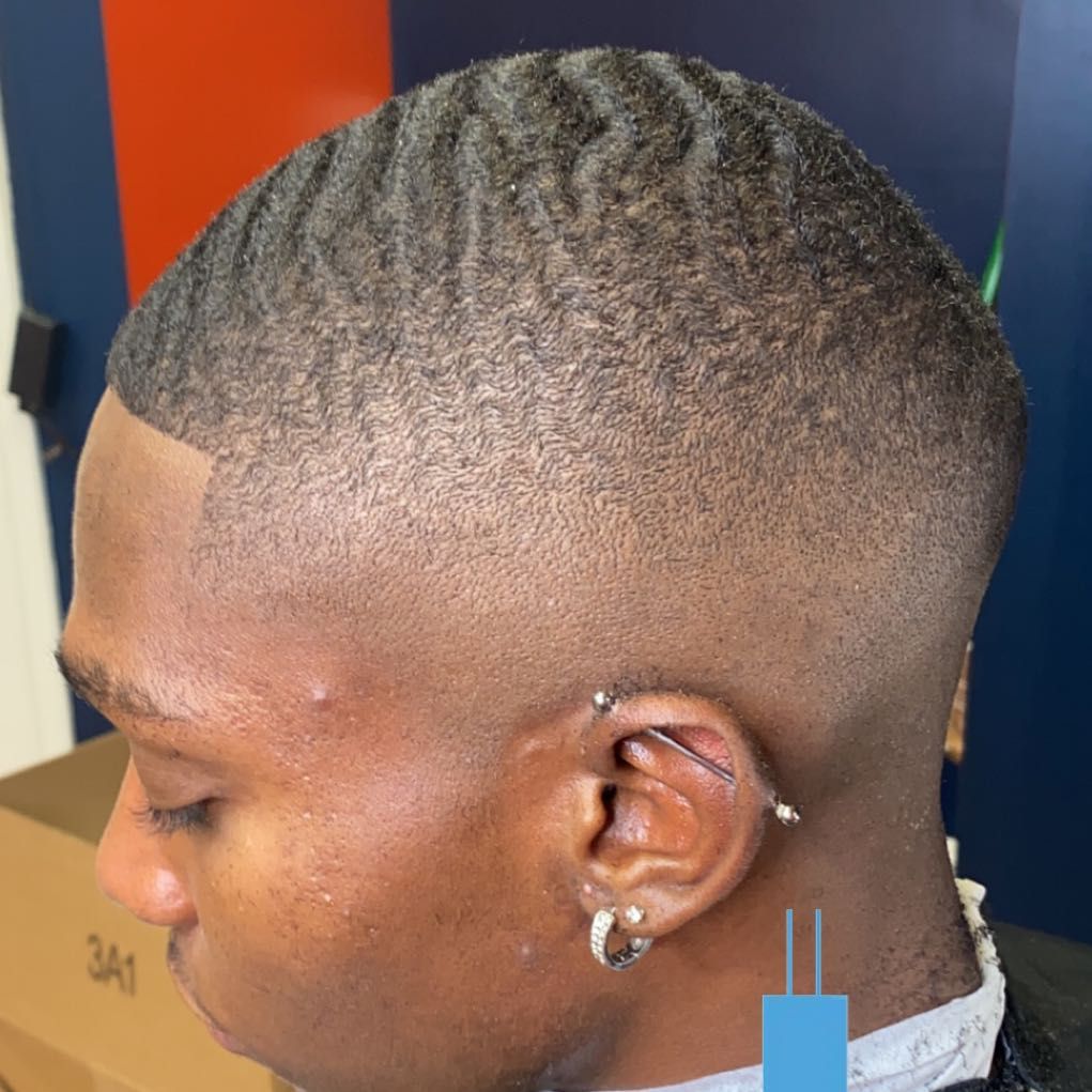 Side profile of waves with a high fade